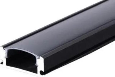 Surface-mount black LED profile