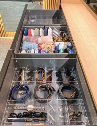 Accessories drawer application