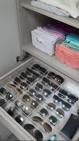 Sunglasses & shelf organiser