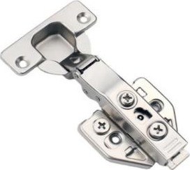 Soft-close hinge with 3D plate
