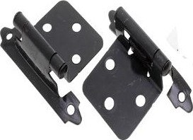 3-knuckle spring-loaded hinge