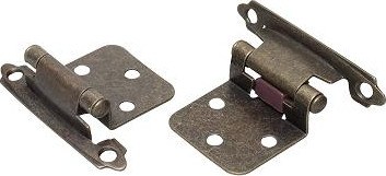 3-knuckle spring-loaded hinge