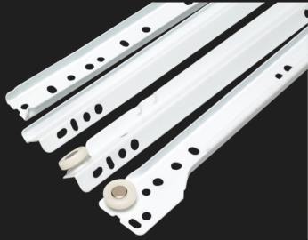 White drawer runners