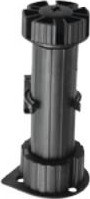 Adjustable plinth leg