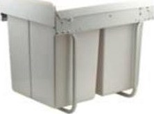 Double pull-out bin