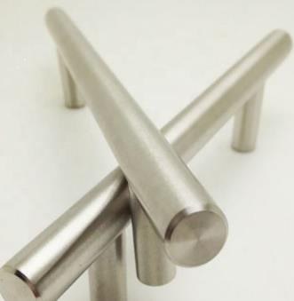 Solid steel bar handle