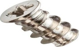 Flat-head Euro screws