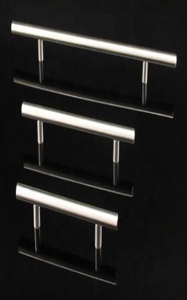 Solid steel bar handle