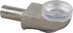 Shelf support with suction cup