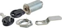 Cam lock with cranked arm