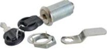Cam lock with cranked arm