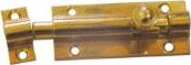 Straight barrel bolt