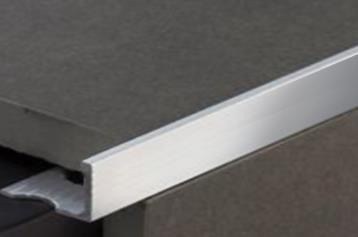 Tile flat-edge trim