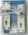 Victoria mortice handle lock set