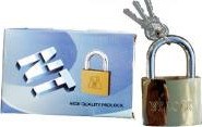 Brass padlock