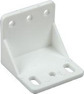 Large L-shaped plastic bracket