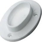 Plastic oval flange