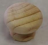 Unfinished pine knob