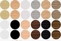 Adhesive screw cover caps