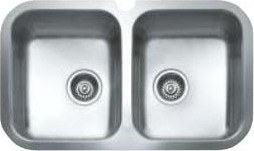 Teka undermount double-bowl sink