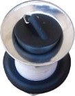 Waste fitting with plug